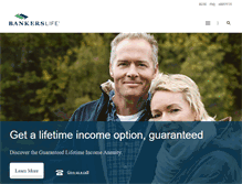 Tablet Screenshot of bankerslife.com